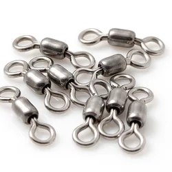 Giratorios con mosquetón de acero inoxidable para pesca marina