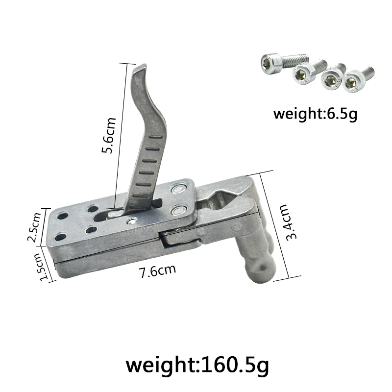 Tirachinas largo dedicado, dispositivo de liberación profesional, Material de aleación, accesorios de tirachinas, dispositivo de liberación de banda de goma - imagen 2