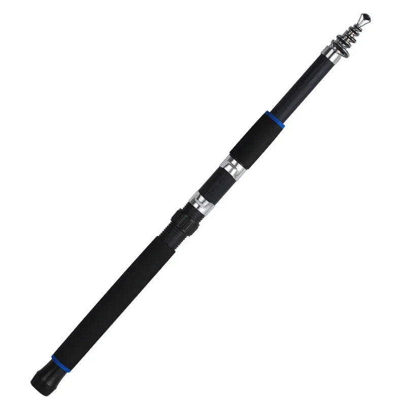 2.1m/2.4m/2.7m/3.6m Portable High Carbon Fishing Rod Rotating Telescopic Rotating Rod Ultra Light Rock Fishing Rod