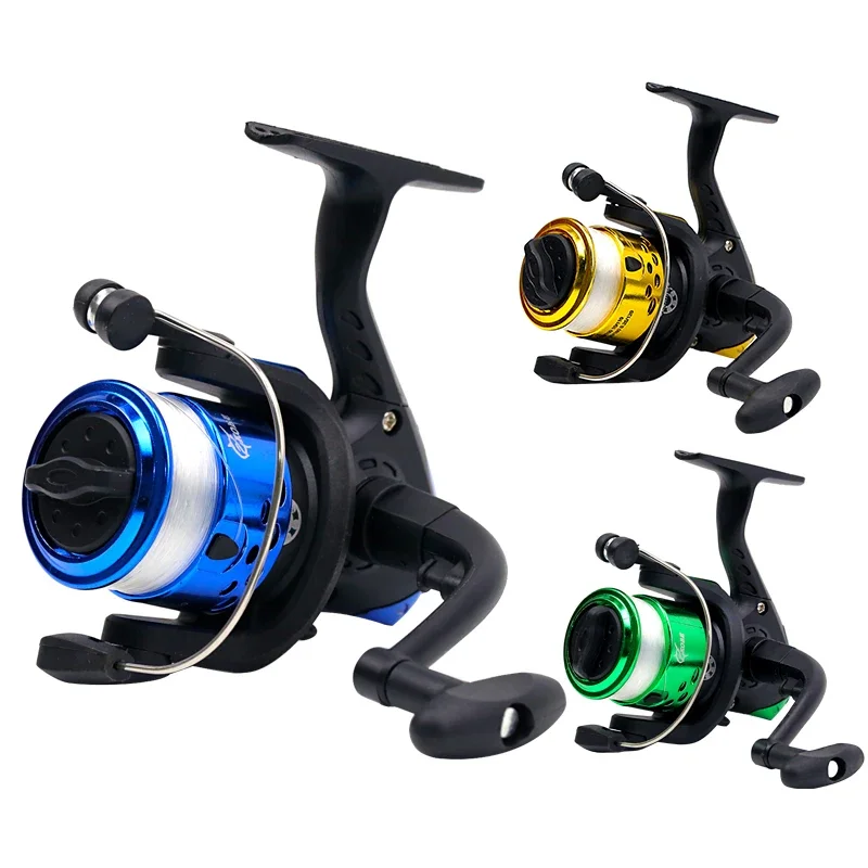 Carretes giratorios portátiles para agua salada izquierda/derecha, carrete de fundición ultraligero poco profundo, pesca giratoria - imagen 2