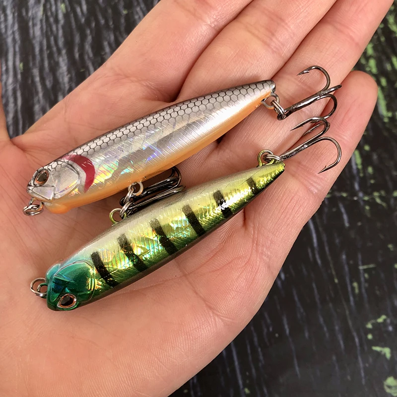 Señuelo Walk the Dog Mini Wobblers TopWater 65 mm para lubina Swimbait - imagen 4