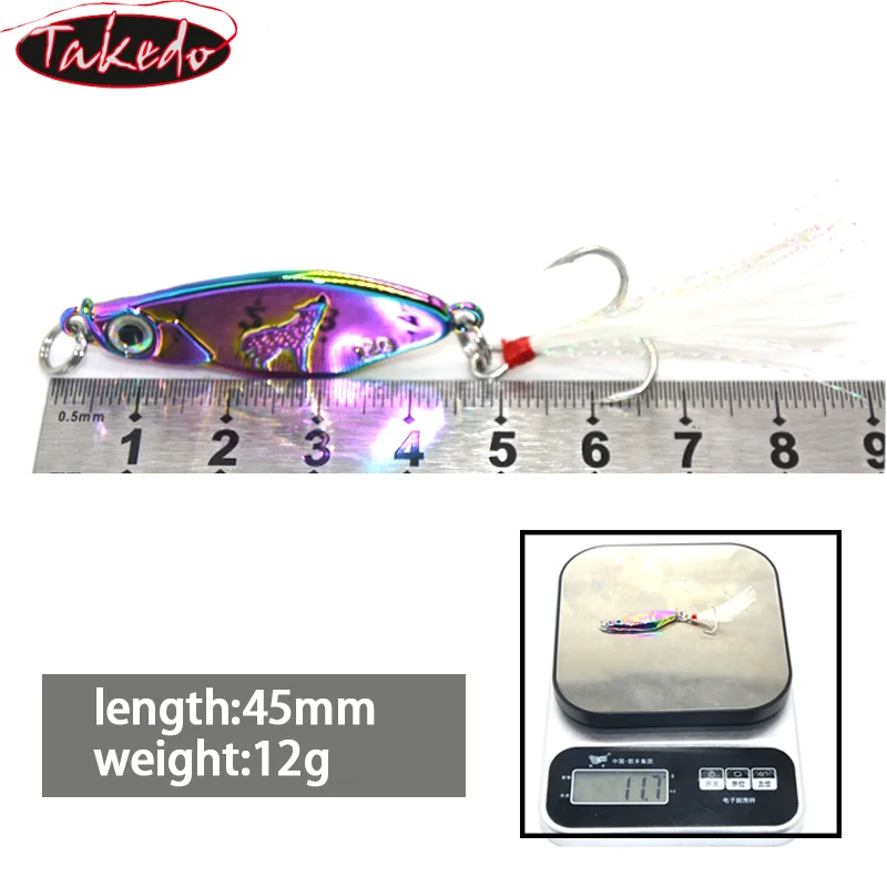 TAKEDO LX02 Cuchara jigging – Triple para perca, lucio y black bass - imagen 4