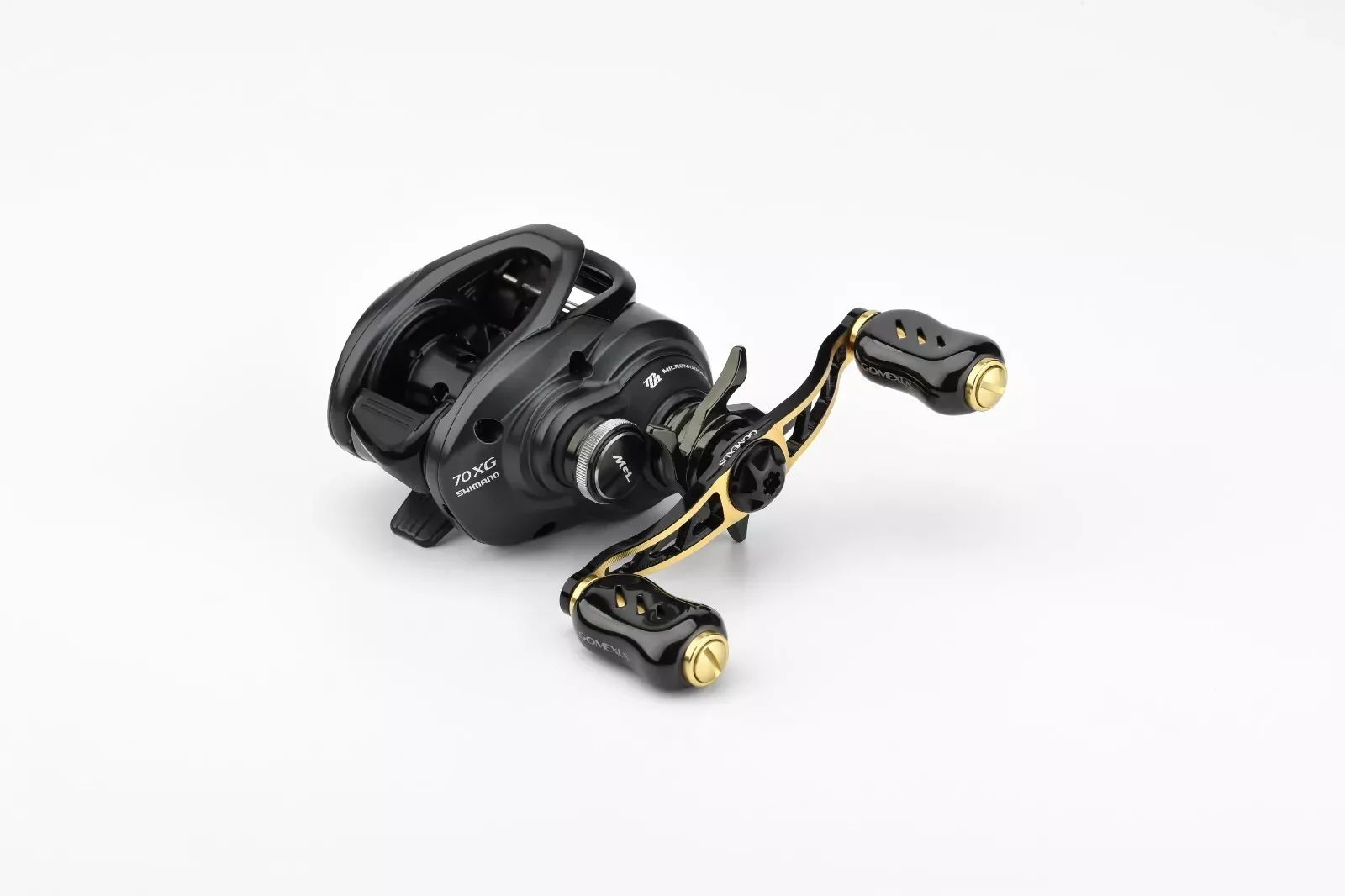 Mango de carrete Gomexus de 90mm con perilla de titanio de 22mm para Shimano Curado Aldebara DC BFS Metanium Calcutta Conquest Baitcaster - imagen 4