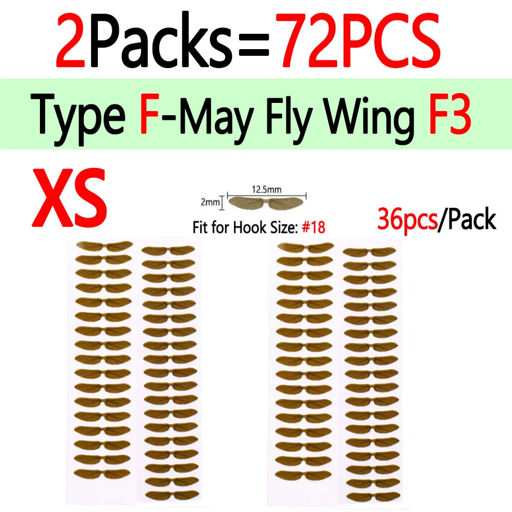 72pcs Type F3 XS