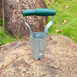 Sembradora de madera con mango para jardinería plantación y trasplante