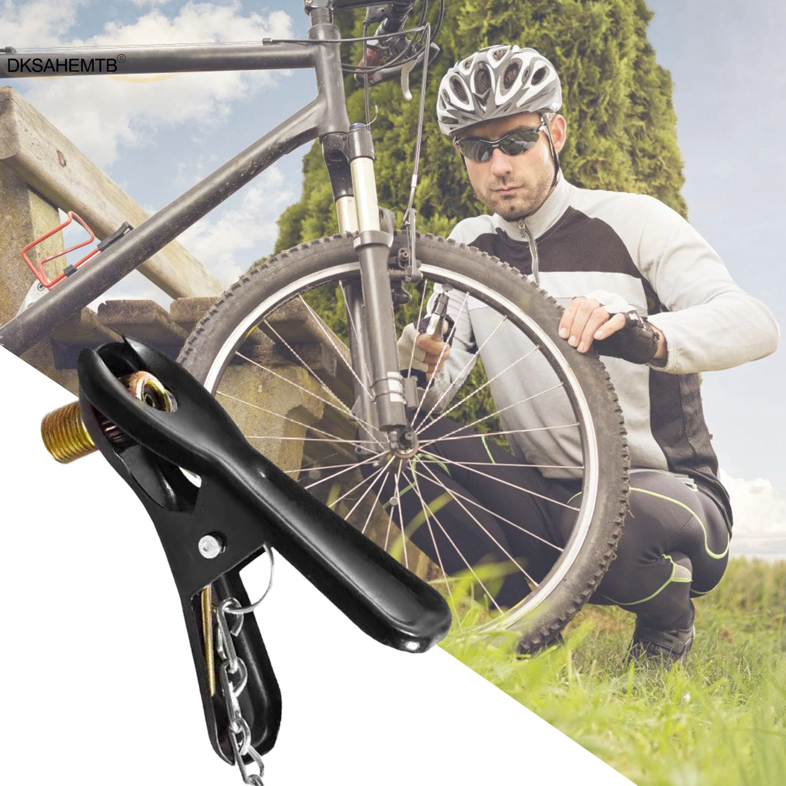 Boquilla de conversión de bomba de aire de estilo británico, boquilla de conversión de cilindro de bicicleta portátil para ciclismo al aire libre, herramienta de ciclismo para bicicleta de montaña y carretera - imagen 3