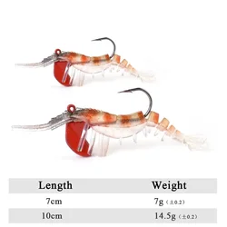 NGB Carb Ghost Jig Head – Señuelo calamar y gamba 7g a 14g