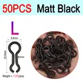 L Matt Black 50pcs