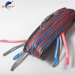 Juego de líneas de kitesurf de fibra UHMWPE de 4 líneas x 25 m (1 rojo en 400 kg, 1 azul en 400 kg, 2 grises en 400 kg)