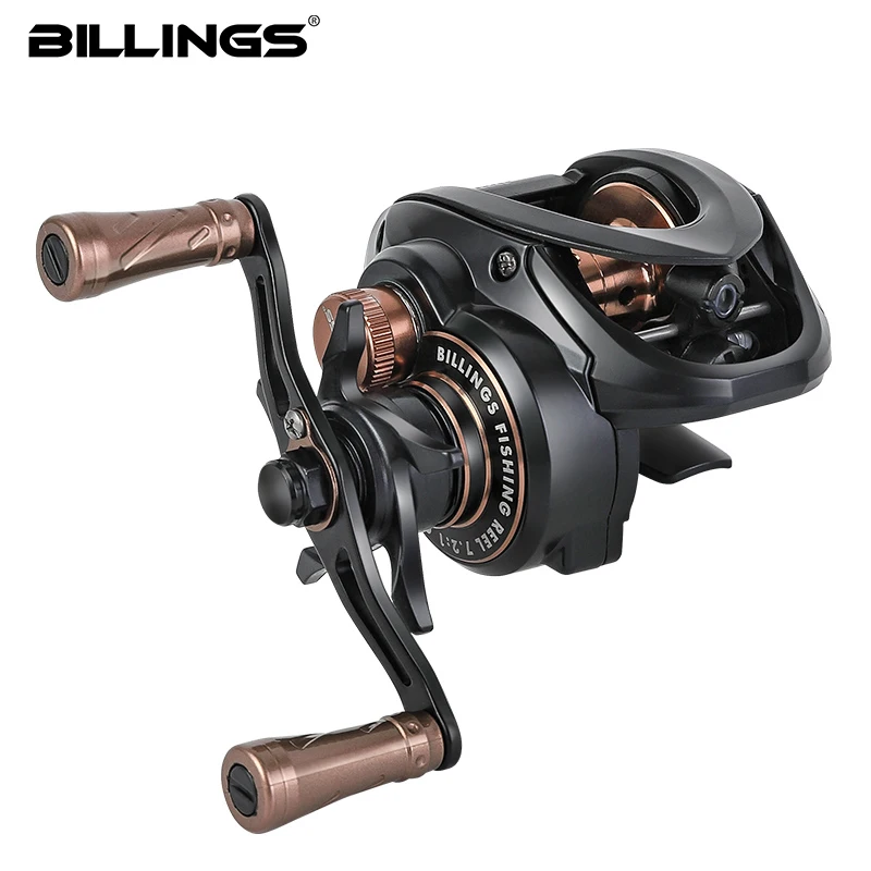 Carrete baitcasting BILLINGS AX200 ultraligero con arrastre - imagen 5