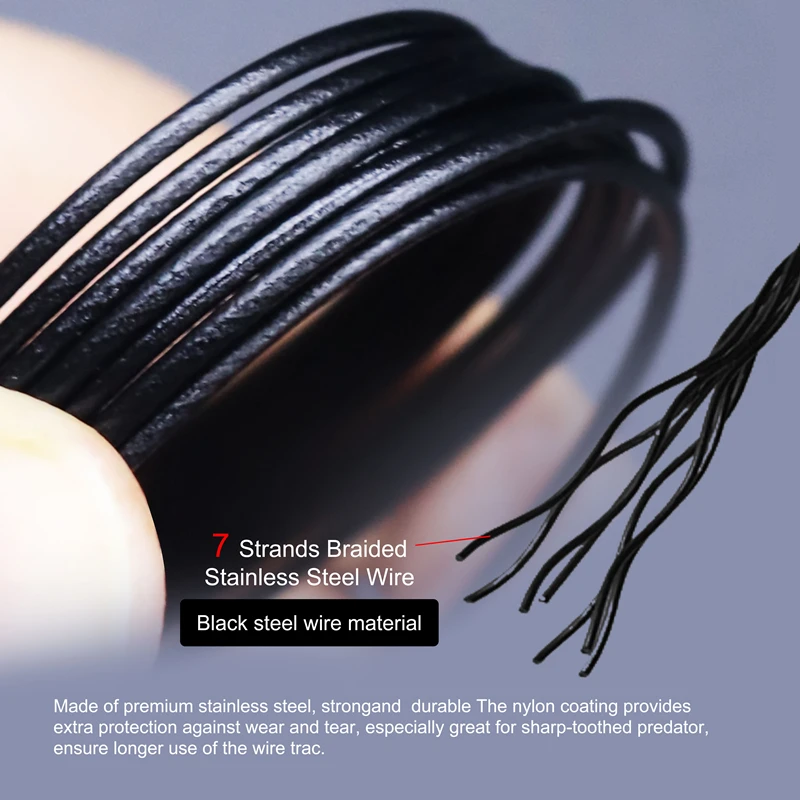 ZYZ-aparejos de cebo vivo para pesca en aguas profundas, 1 unidad, con anzuelos dobles de alta resistencia y anzuelos triples Bkk, anzuelos de cuerda para pesca en agua salada - imagen 5