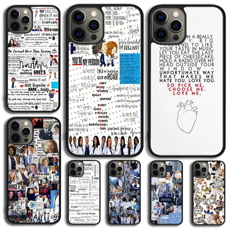 Grey Anatomy Eres mi persona — Funda iPhone XR–16 Pro Max