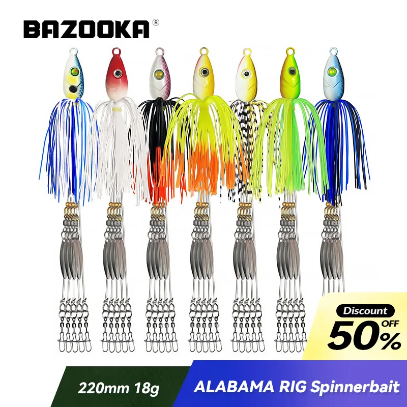 Bazooka-señuelo giratorio de pesca, cebo de invierno para Jigging, Jigging, cuchara de natación, grupo de ataque, Swimbait suave, Lucio