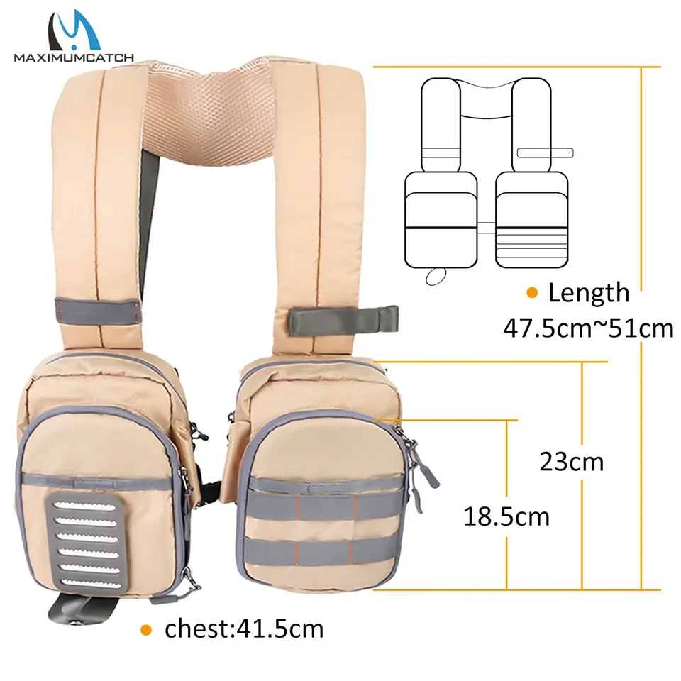 Chaleco de pesca con mosca Maximumcatch SCO compacto ligero exterior - imagen 4