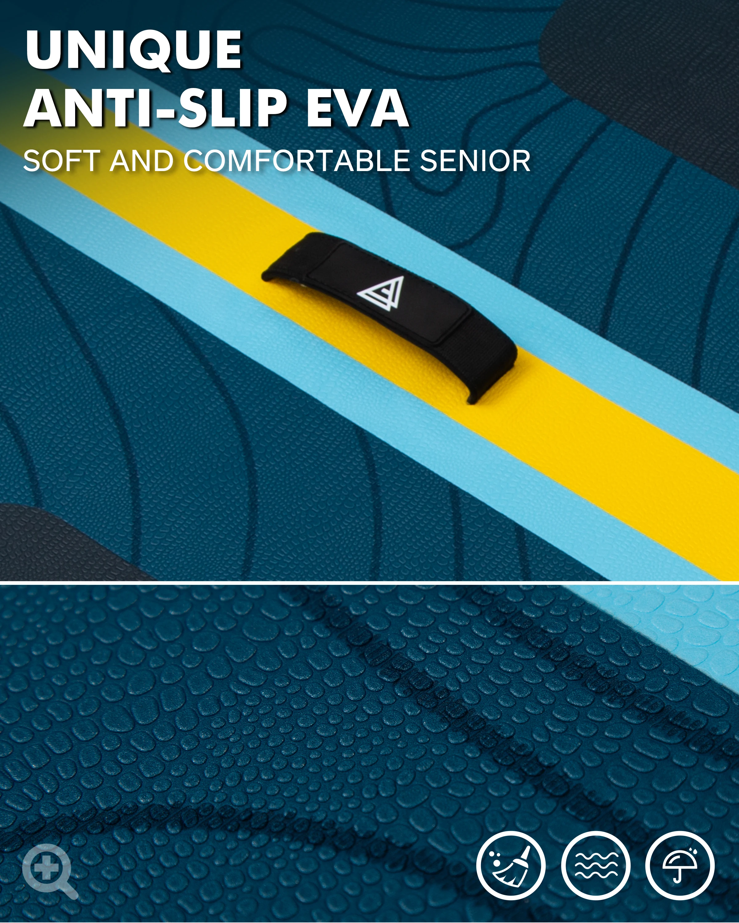 WETARE tabla de Paddle inflable SUP impermeable 11'6''x35''x6''Pesca acuática de estilo de pie para adultos con accesorios SUP сап soltрд - imagen 3