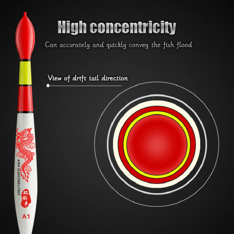 Flotador de pesca en roca de larga distancia, abeto Barguzinsky atrevido, Material muy sensible y llamativo, equipo de pesca de peces grandes - imagen 3