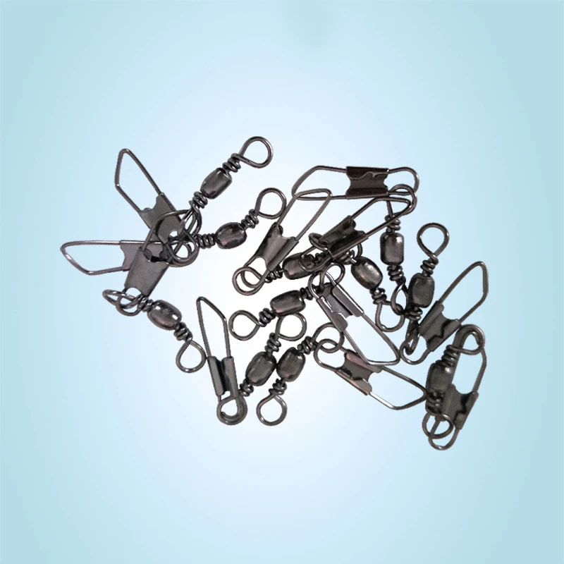 50 Piezas de Artículos de Pesca Tipo A, Conector Giratorio de Pesca, Rodamiento de Pasador, Giratorio Giratorio con Cierre Rápido, Clips de Cierre Rápido, Anzuelo, Señuelo, Aparejos de Pesca - imagen 5