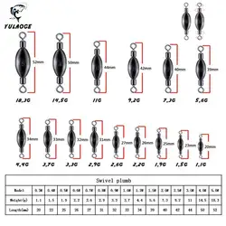 Plomos giratorios 1.1-14.5 g – Accesorio de pesca