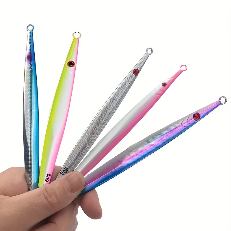 Captura más peces con este plantilla vertical de plomo de agua salada de 1 pieza: perfecta para aparejos de pesca en barco - imagen 2