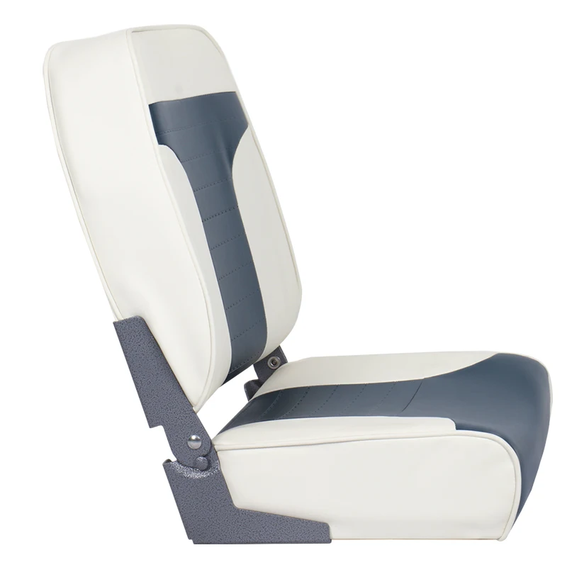 Asientos de barco con pedestal Silla de barco plegable Asientos marinos Impermeables y a prueba de rayos ultravioleta para lanchas marinas - imagen 4