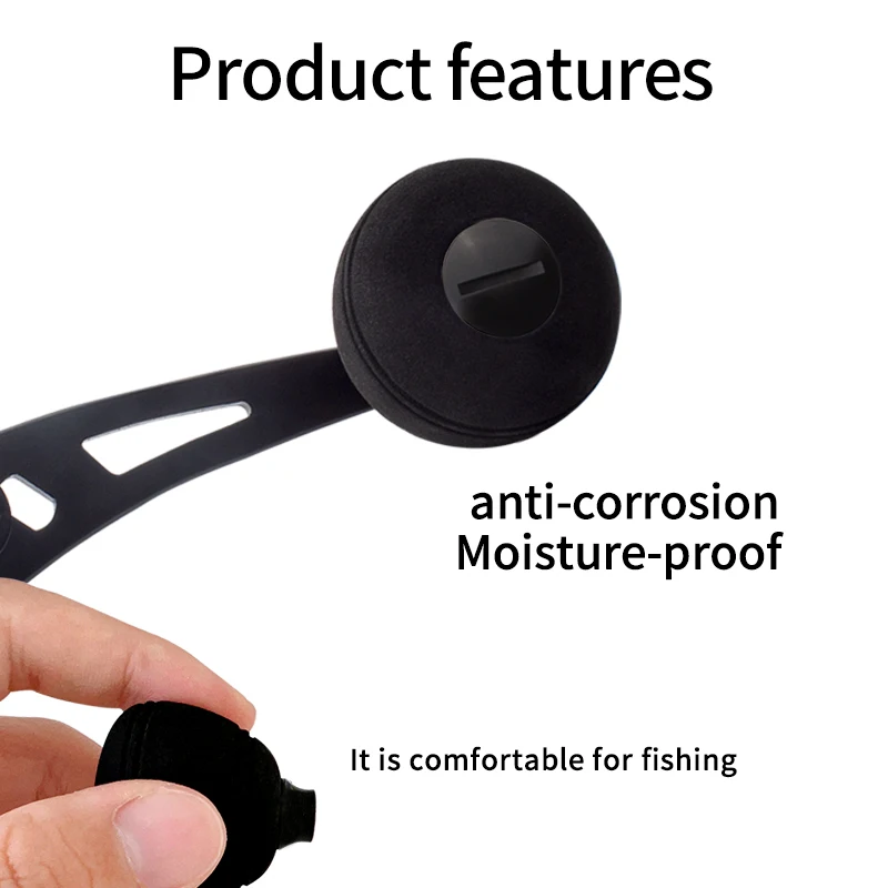 Kawa-perilla de mano de carrete de pesca EVA, 35mm, 13 g/pc, incluye 2 rodamientos de piezas, arandelas, accesorio de carrete para MANGO DIY, 1 ud. - imagen 3