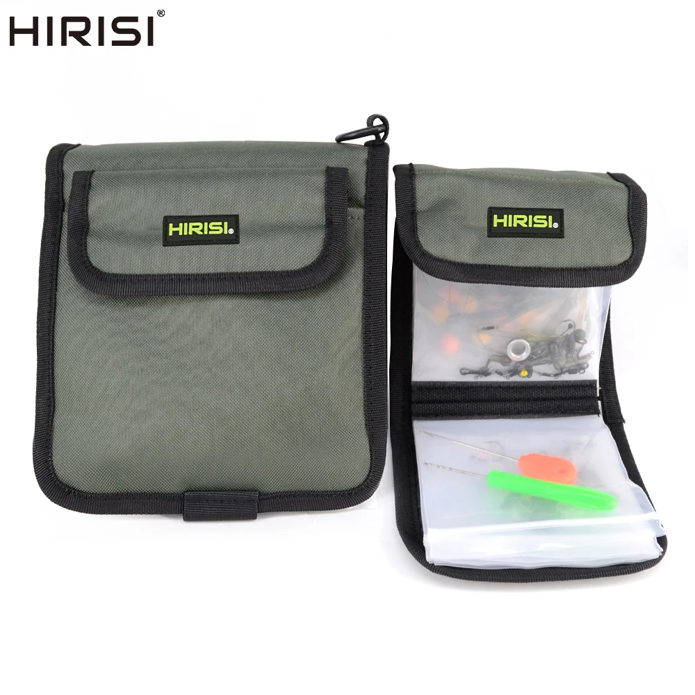 Hirisi W122 Bolsa de pesca transparente para aparejos y señuelos