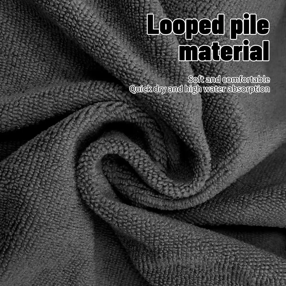 Bathrobe Microfiber Surf Poncho Towel Hooded Extra Large Beach Robe Thick Soft Swim Towels Adults - imagen 2