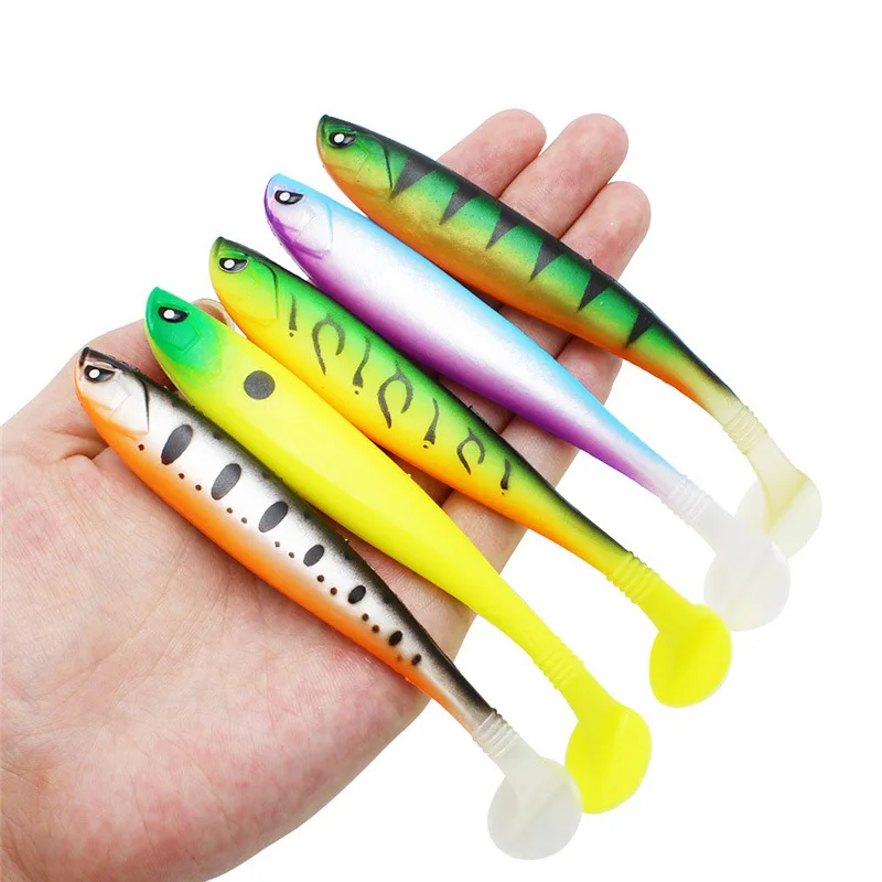 Señuelo de Pesca de pececillo flotante con ojos 3D, Wobblers láser artificiales, aparejos de Crankbait de plástico duro Pesca, 13cm, 10g, 1 lote - imagen 3