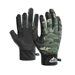 Guantes de pesca tres dedos con protección UV y antideslizante
