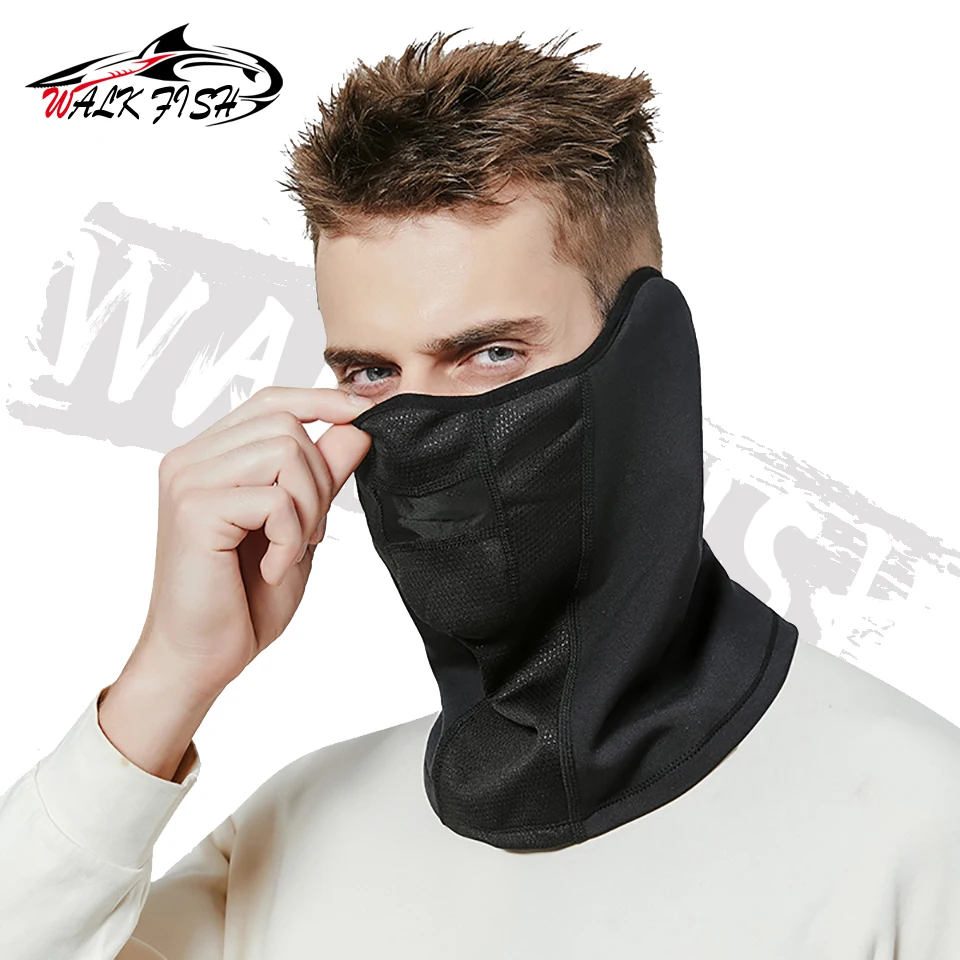WALK FISH-Bandana de ciclismo Unisex, máscara facial a prueba de viento, y al calor resistente al frío, para pesca, esquí y montar en motocicleta - imagen 4