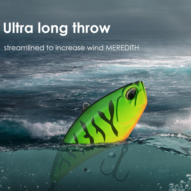 MEREDITH Apex Vibe F85mm 24g Wobblers aparejos de pesca Señuelos de pesca cebo vibratorio para accesorios artificiales de profundidad completa - imagen 4