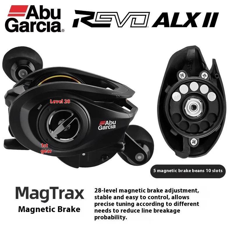 Carrete Baitcast ABU REVO ALXII – Ligero, metálico y freno magnético - imagen 3