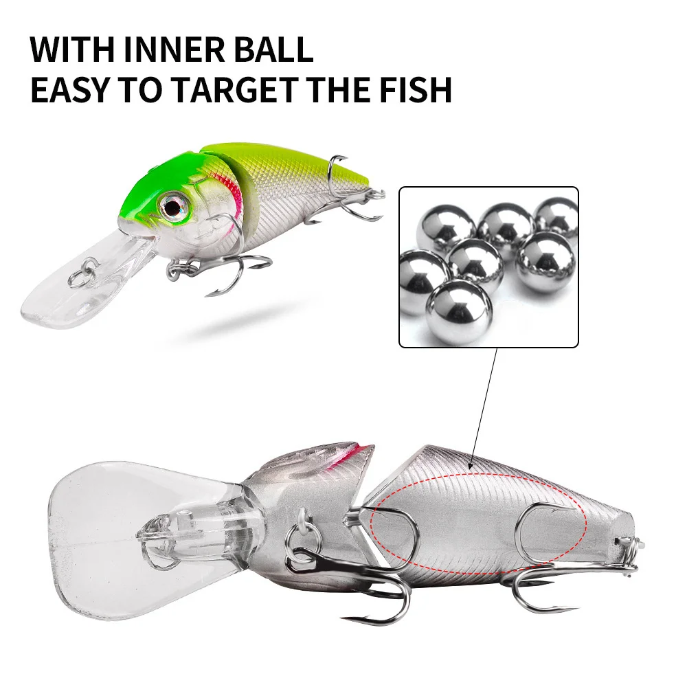 Crankbait Wobblers 8,5 cm 14,5g – Señuelo flotante minnow para lubina y carpa - imagen 3