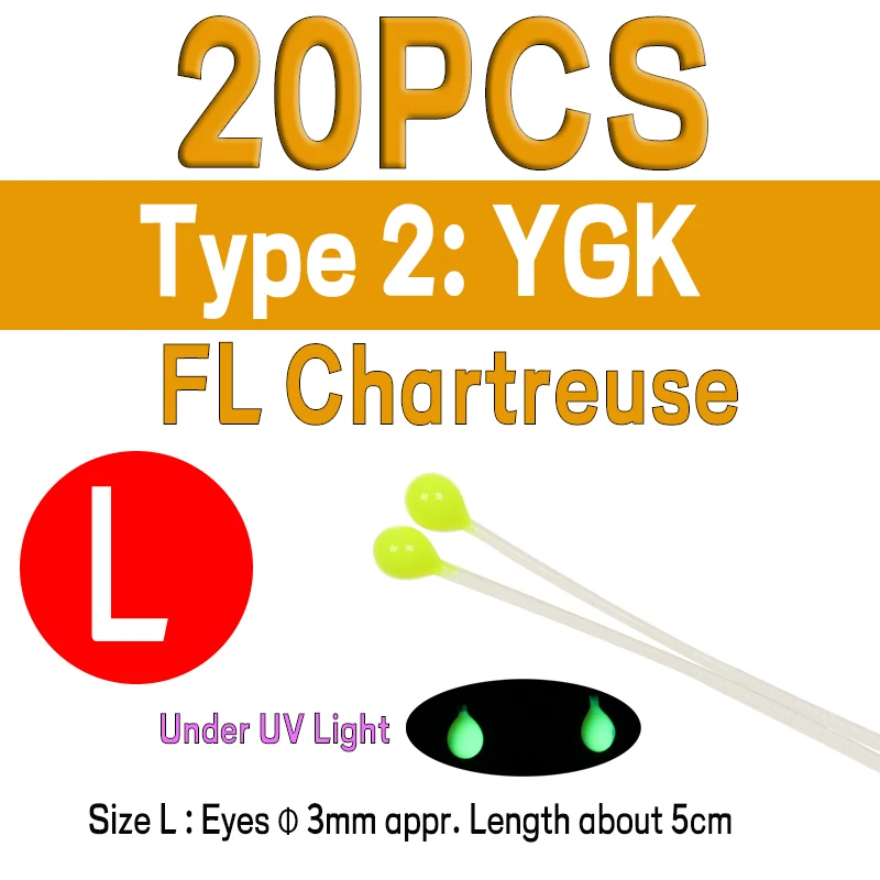 20pcs YGK L FLC