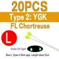 20pcs YGK L FLC