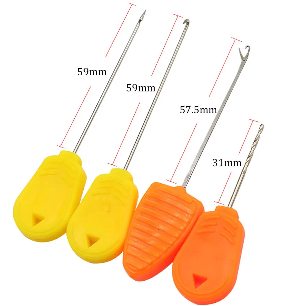 Juego de accesorios de pesca de carpa, herramienta de anudado de tracción de línea de pesca, señuelo de Boilie, tope de cuentas para carpa, herramientas de aparejos de pesca - imagen 3