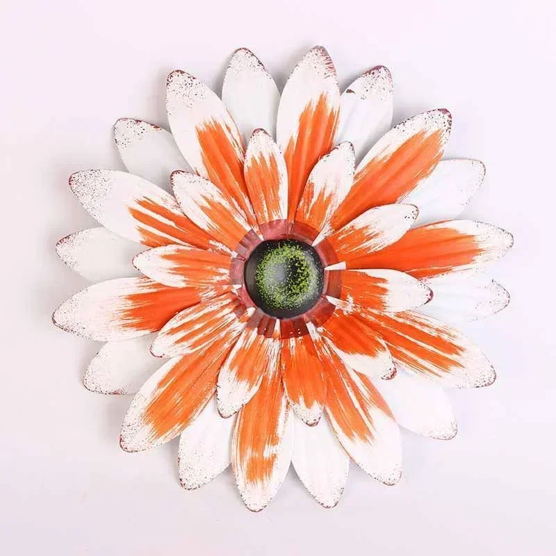 Arte de Pared Metálico con Flores – Decoración Hogar y Jardín - imagen 4