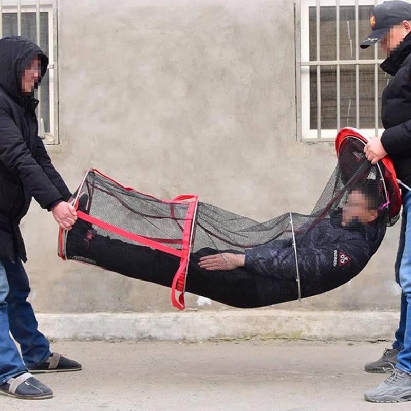 Bolsa larga de pesca portátil, red de pesca de secado rápido, bolsa plegable para peces vivos, accesorios de pesca de carpa - imagen 3