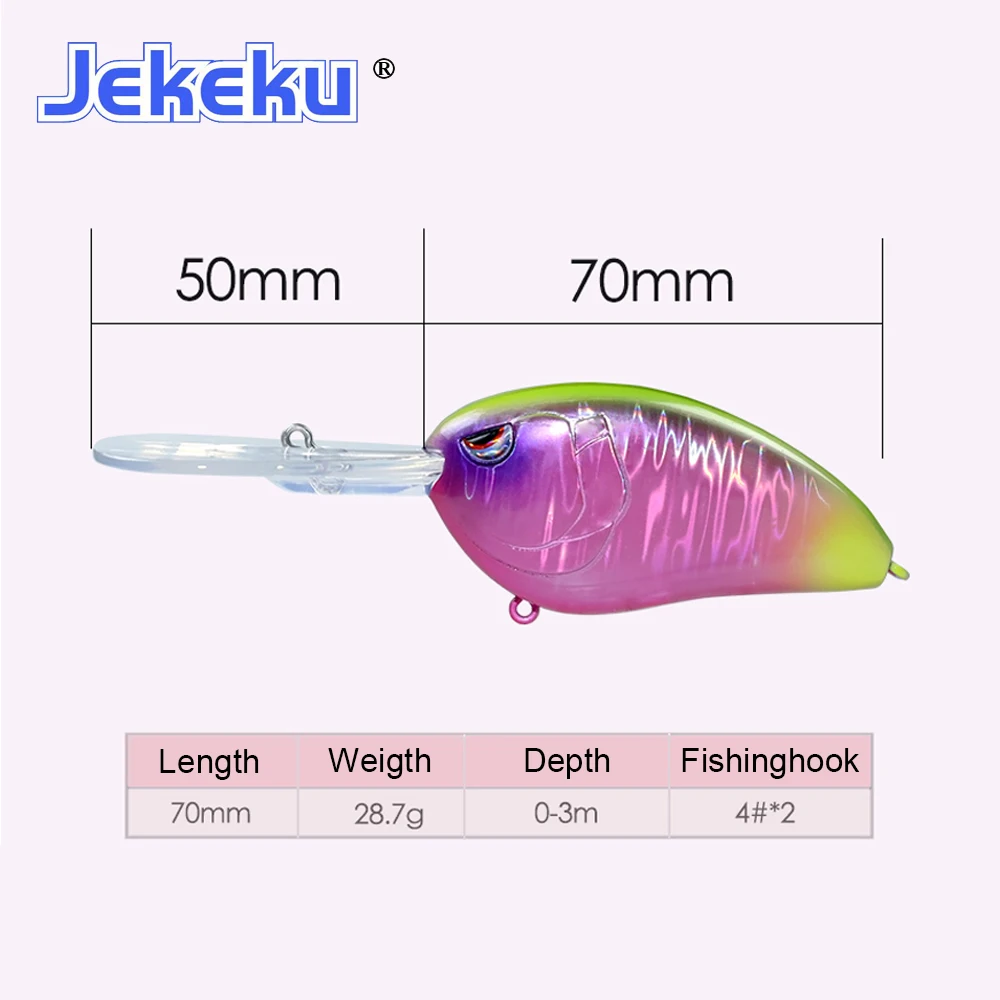Señuelo Popper con bola sonora JEKEKU – Cebo duro artificial - imagen 4