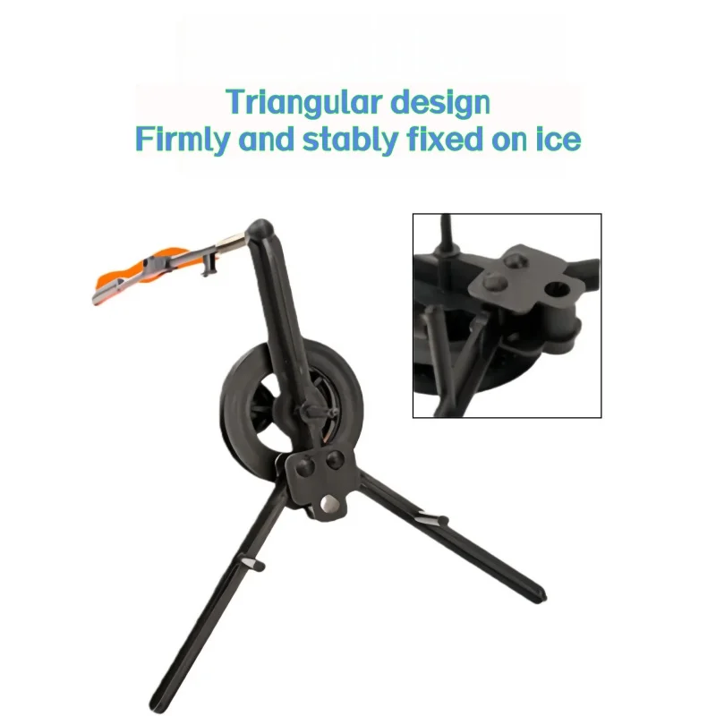 BRAVMACK-plataforma de pesca en hielo Triangular portátil, marcador de bandera, accesorio de pesca en hielo para pescadores - imagen 5