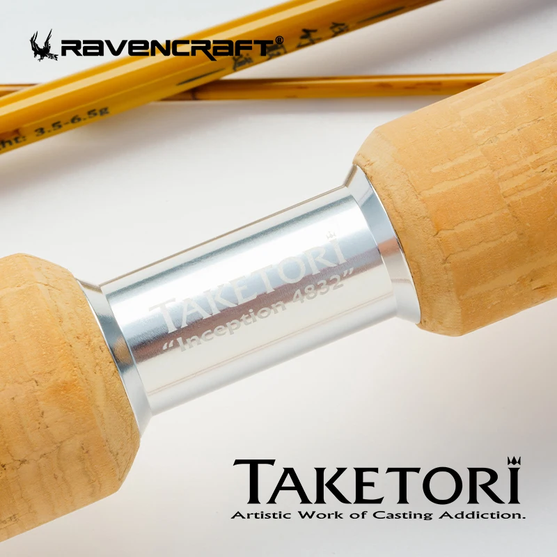Caña de pescar carbono Ravencraft Take Tori – Spinning para corriente - imagen 5