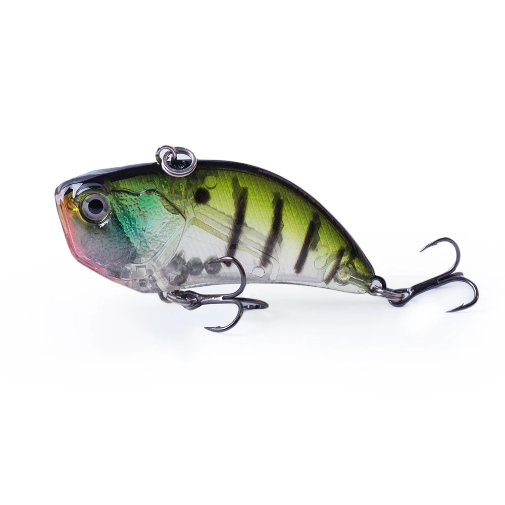 Hanlin Crankbait cebo Artificial, Señuelos de Pesca, 5cm, 12g, sonajero de hundimiento, VIB, Wobbler, aparejos de pesca de lubina hechos a mano, Lipless