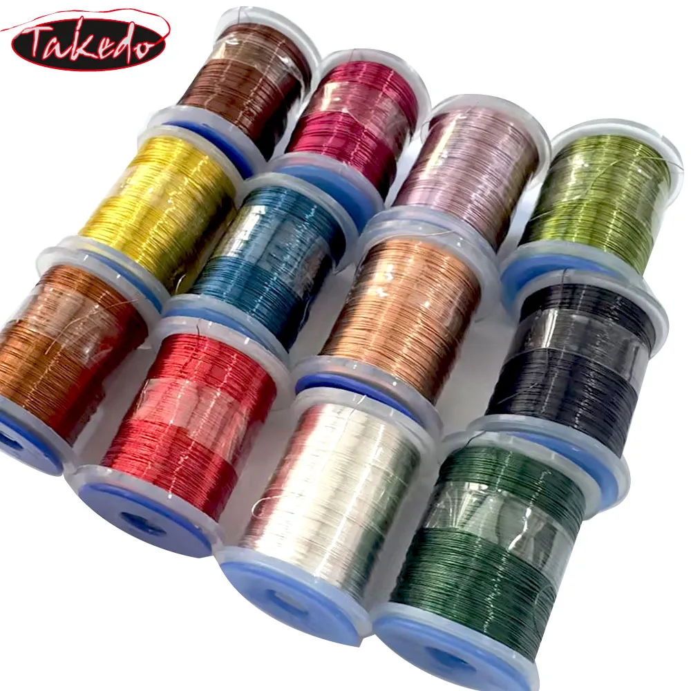 TAKEDO hilo de cobre para atado de moscas – material profesional - imagen 5