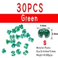 30PCS Green S