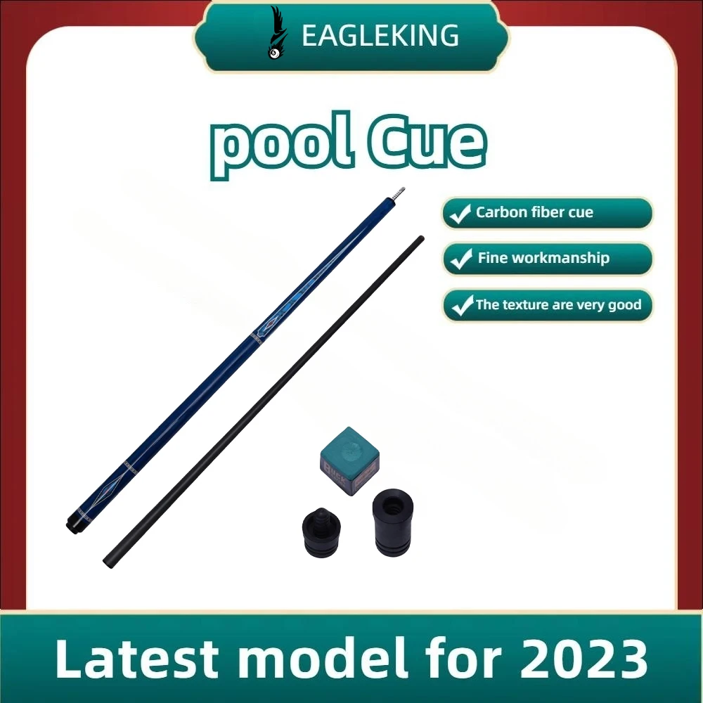 Taco de billar de fibra de carbono 1/2, taco dividido de 8 capas, tecnología de piel de cerdo, madera, tamaño de punta de 12,4mm, accesorios de billar - imagen 2