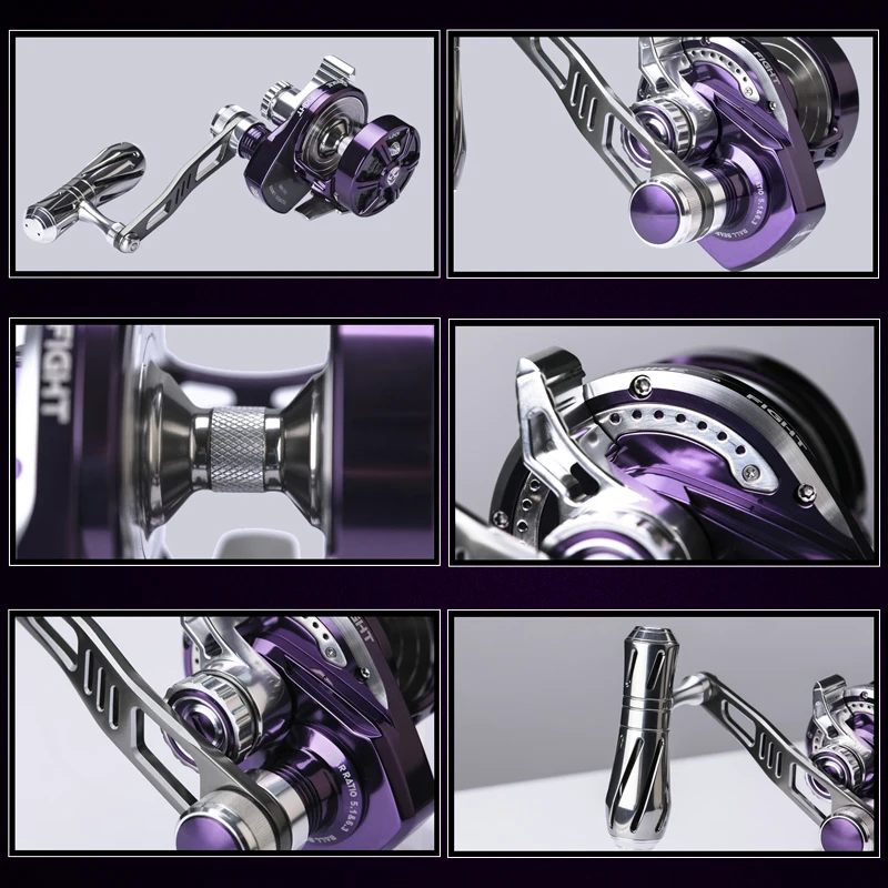 Carrete Baitcasting Haibo Tricker para slow jig y agua salada - imagen 5