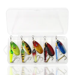 Señuelos Giratorios de Metal con Cucharilla – Cebo Artificial de Pesca