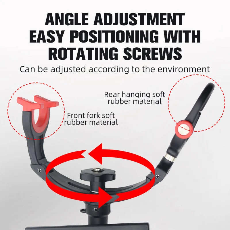 Soporte para caña de pescar ZYZ, ángulo ajustable retráctil y extraíble, soporte para caña de aleación de aluminio, accesorios para cajas de pesca, aparejos - imagen 5