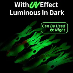 Jig para Calamar WEIHE – Señuelo de pulpo con anzuelo luminoso UV