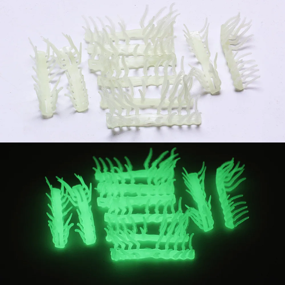 Vinilos luminosos de cangrejo y camarón para pesca en mar y río - imagen 3
